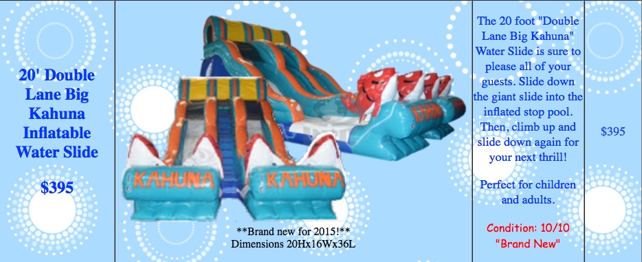 inflatable slide rental prairieville